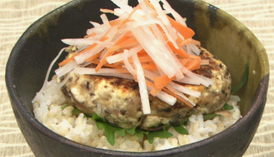 豆腐のサバーグ丼